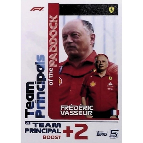 Frederic Vasseur F1 Team Ferrari 29