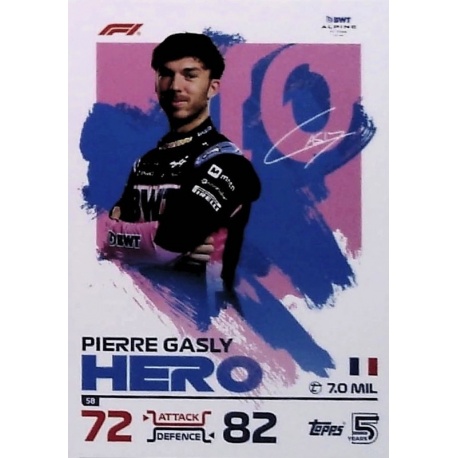 Pierre Gasly F1 Team Alpine 58