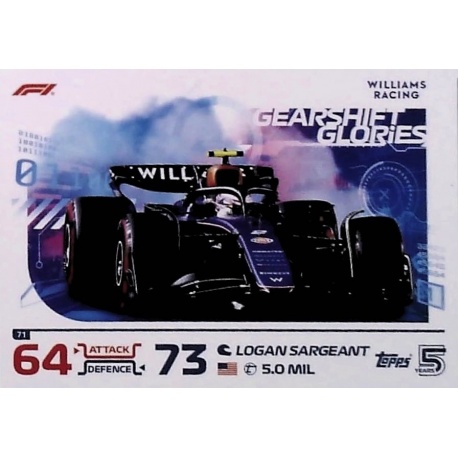 Logan Sargeant F1 Team Williams 71