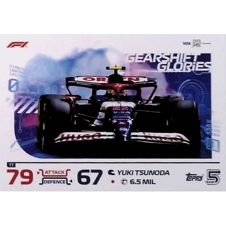 Yuki Tsunoda F1 Team Visa Cash App RB 77