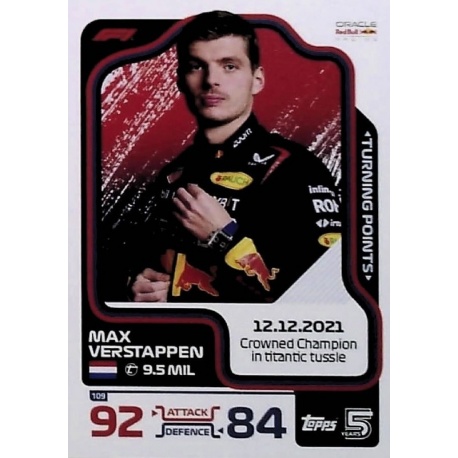 Max Verstappen Turning Point 109