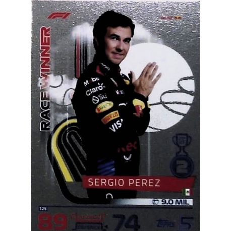 Sergio Perez F1 Race Winner 125