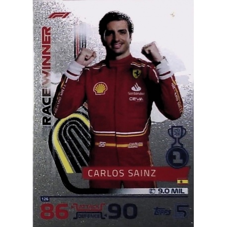 Carlos Sainz F1 Race Winner 126