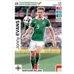 Jonny Evans Northern Ireland 137 Adrenalyn XL Road To Uefa Euro 2020