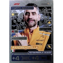 Andrea Stella Team Principle of the Season Topps Awards 307