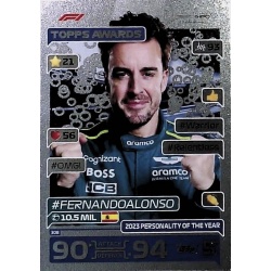 Fernando Alonso Personality of the Year Topps Awards 308