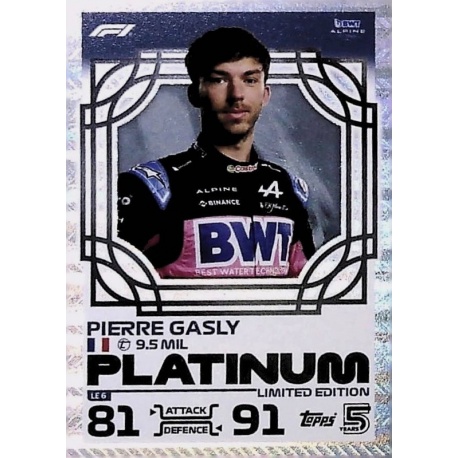 Pierre Gasly Limited Edition - Platinum LE06