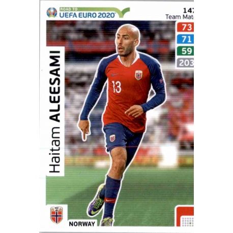 Haitam Alessami Norway 147 Adrenalyn XL Road To Uefa Euro 2020