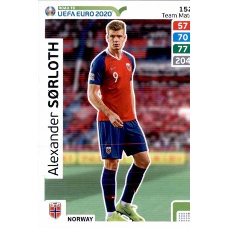 Alexander Sörloth Norway 152 Adrenalyn XL Road To Uefa Euro 2020