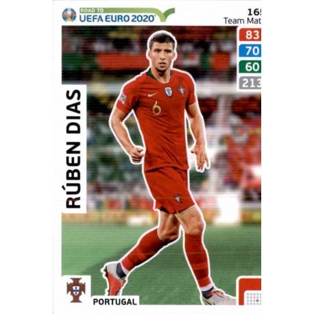 Rúben Dias Portugal 165 Adrenalyn XL Road To Uefa Euro 2020