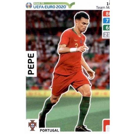 Pepe Portugal 166 Adrenalyn XL Road To Uefa Euro 2020