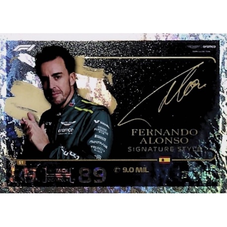 Fernando Alonso Signature Style 51