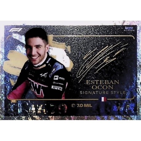 Esteban Ocon Signature Style 63