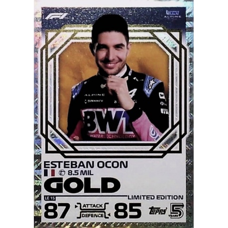 Esteban Ocon Limited Edition - Gold LE15