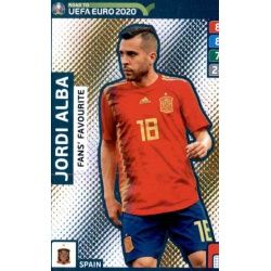 Jordi Alba Fans Favourite 244 Adrenalyn XL Road To Uefa Euro 2020