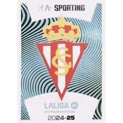 Escudo La Liga Hypermotion Real Sporting 20