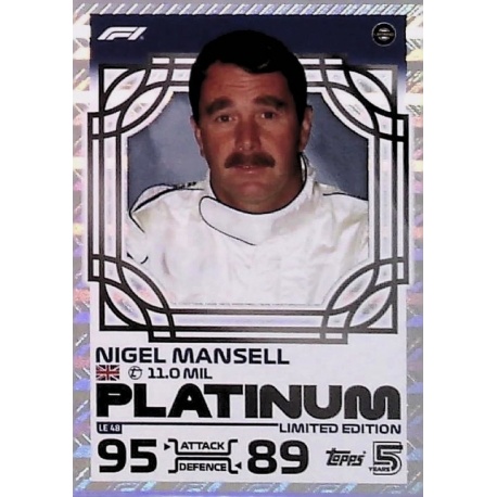 Nigel Mansell Limited Edition - Platinum LE48