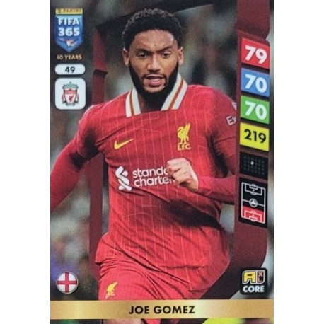 Joe Gomez Liverpool 49