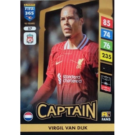 Virgil van Dijk Captain Liverpool 57