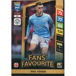 Phil Foden Fans' Favourite Manchester City 81