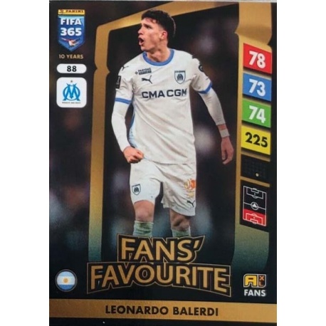 Leonardo Balerdi Fans' Favourite Olympique Marseille 88