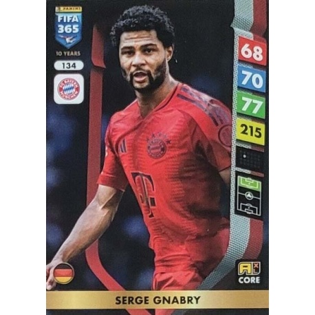 Serge Gnabry Bayern München 134