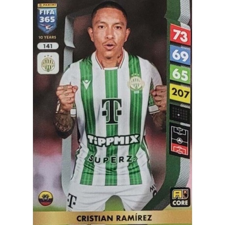 Cristian Ramírez Ferencvárosi TC 141