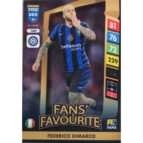 Federico Dimarco Fans' Favourite Inter Milan 160