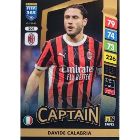 Davide Calabria Captain AC Milan 201