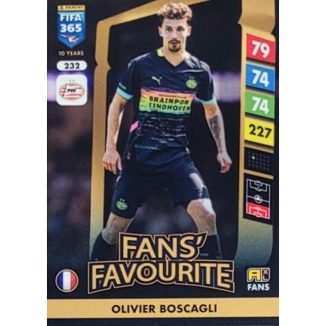 Olivier Boscagli Fans' Favourite PSV Eindhoven 232