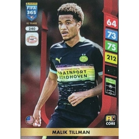 Malik Tillman PSV Eindhoven 240