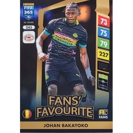 Johan Bakayoko Fans' Favourite PSV Eindhoven 243