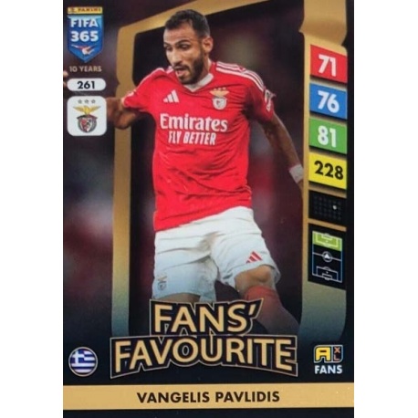 Vangelis Pavlidis Fans' Favourite SL Benfica 261