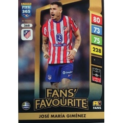 José Maria Giménez Fans' Favourite Atlético Madrid 268