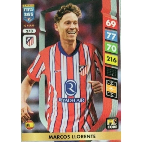 Marcos Llorente Atlético Madrid 270