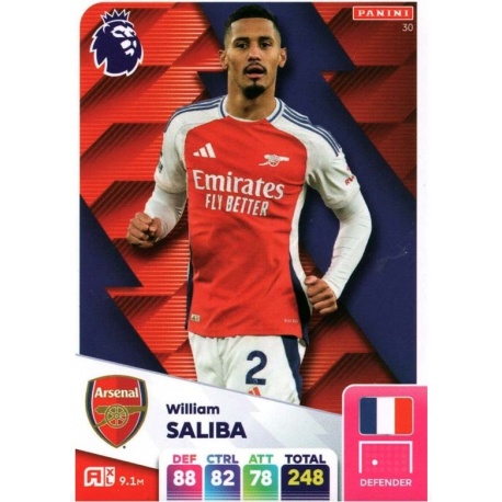 William Saliba Arsenal 30