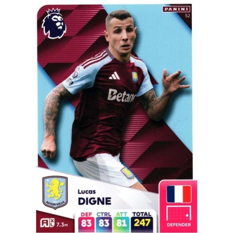 Lucas Digne Aston Villa 52