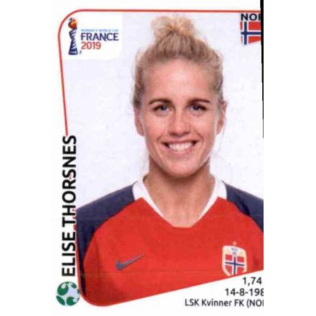 Elise Thorsnes Norway 77 Panini Fifa Women's World Cup France 2019 