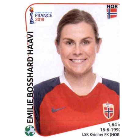 Emilie Bosshard Haavi Norway 78 Panini Fifa Women's World Cup France 2019 