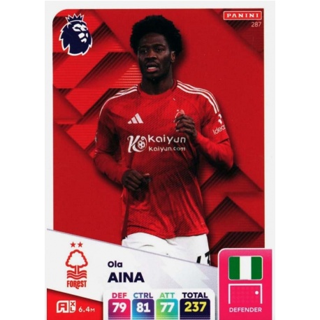 Ola Aina Nottingham Forest 287