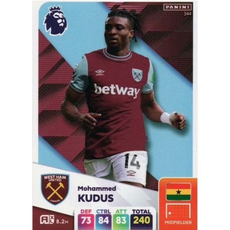 Mohammed Kudus West Ham United 344