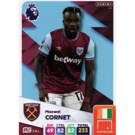 Maxwel Cornet West Ham United 345