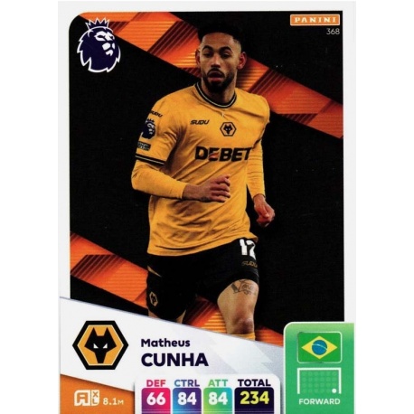 Matheus Cunha Wolverhampton Wanderers 368