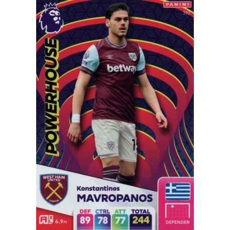 Konstantinos Mavropanos Powerhouse West Ham United 392