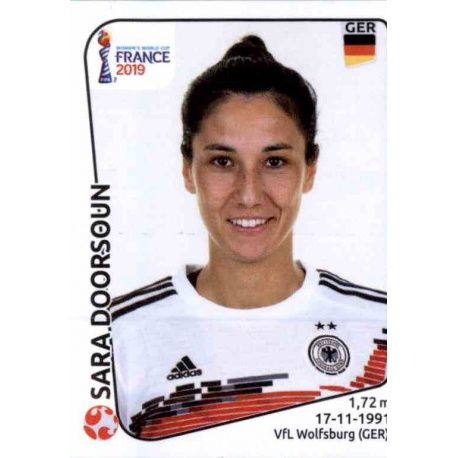 Sara Doorsoun Germany 104 Panini Fifa Women's World Cup France 2019 