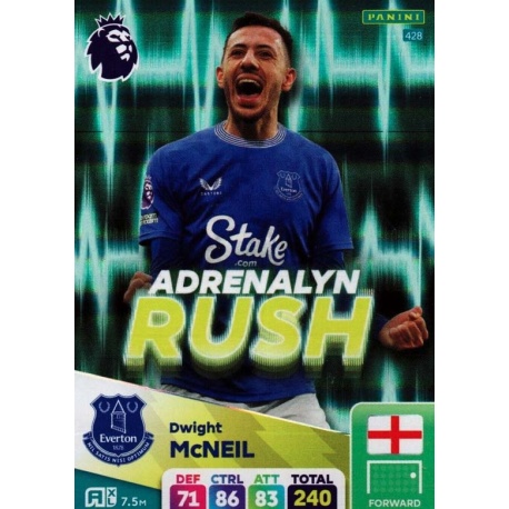 Dwight McNeil Adrenalyn Rush Everton 428