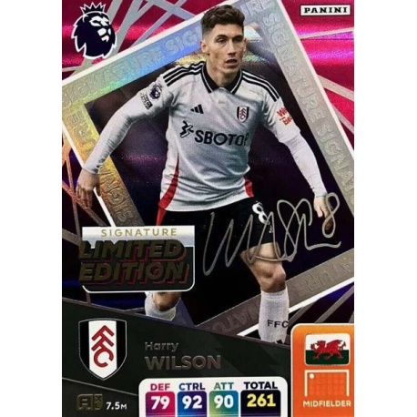 Harry Wilson Limited Edition Printed Signature Fulham