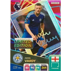 Jamie Vardy Limited Edition Printed Signature Leicester City