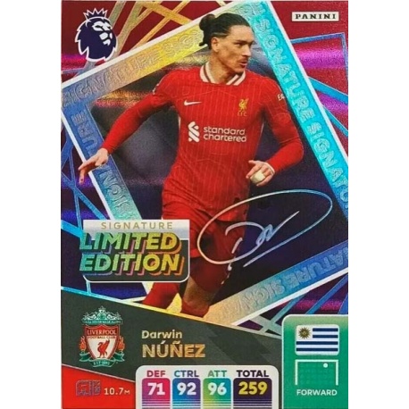 Darwin Núñez Limited Edition Printed Signature Liverpool