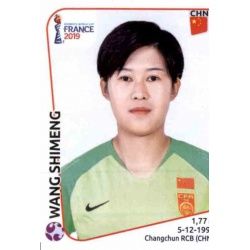 Wang Shimeng China 122 Panini Fifa Women's World Cup France 2019 